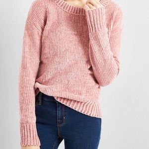 Chenille Pink Sweater